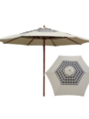 Ombrellone legno tondo Sun Top Scottish